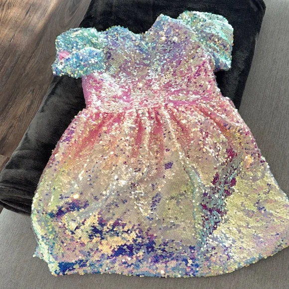 Lola & The boys Sparkling Sequin Dress - Picture 2 of 2